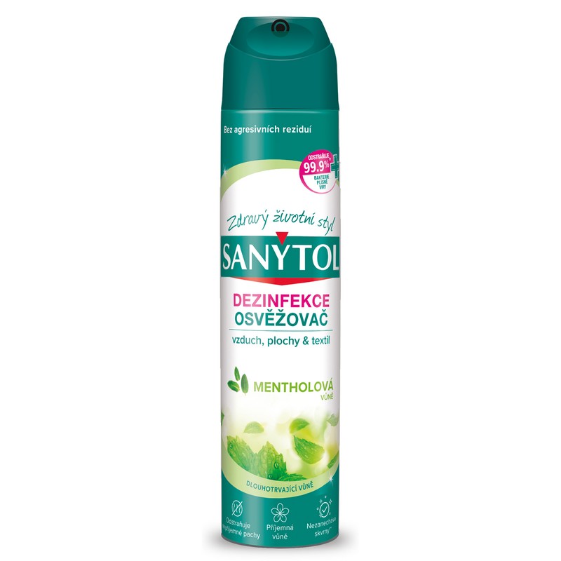 SANYTOL osvěžovač vzduchu, ploch a textilií ME