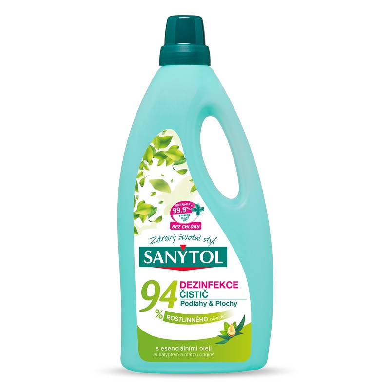SANYTOL univerzální čistič na podlahy CITRON 1