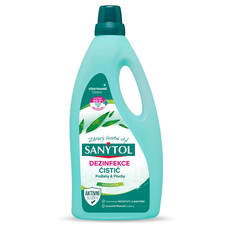 SANYTOL univerzální čistič na podlahy EUKALYPT