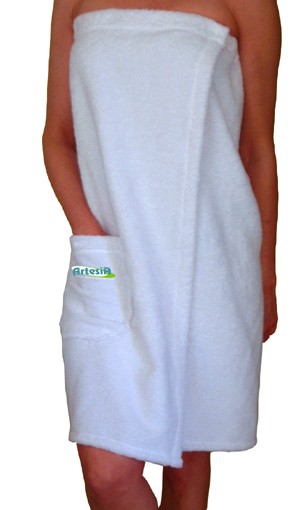 Saunový ručník dámský s logem 150 x 85 cm