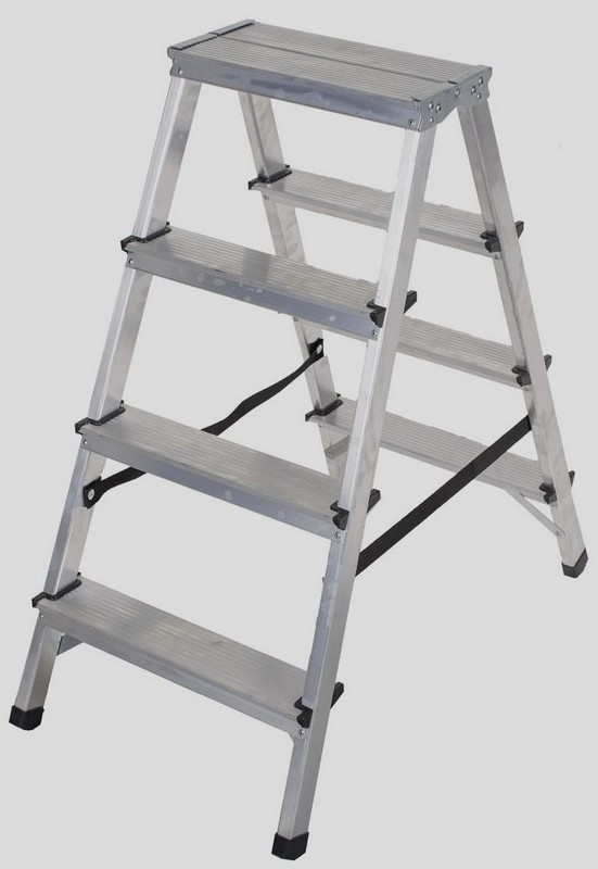 Schůdky oboustranné PROFI Al 2x4 stupně Schůdky oboustranné PROFI Al 2x4 stupně