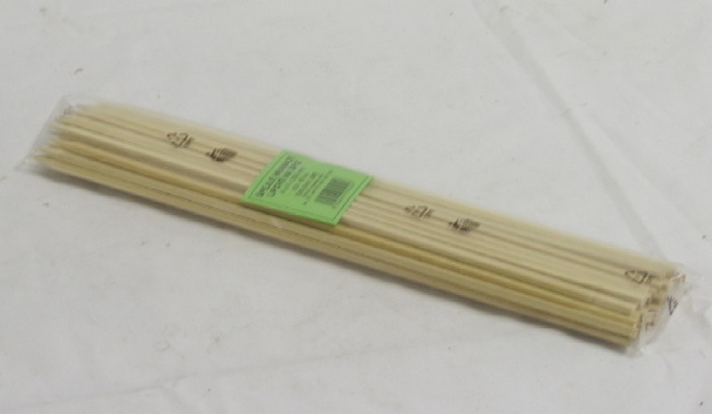 Špejle hranaté 4 x 4 x 300 mm 40 ks