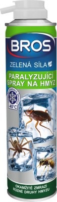 Spray BROS mrazící proti létajícímu a lezoucímu hmyzu zelená síla 300ml.