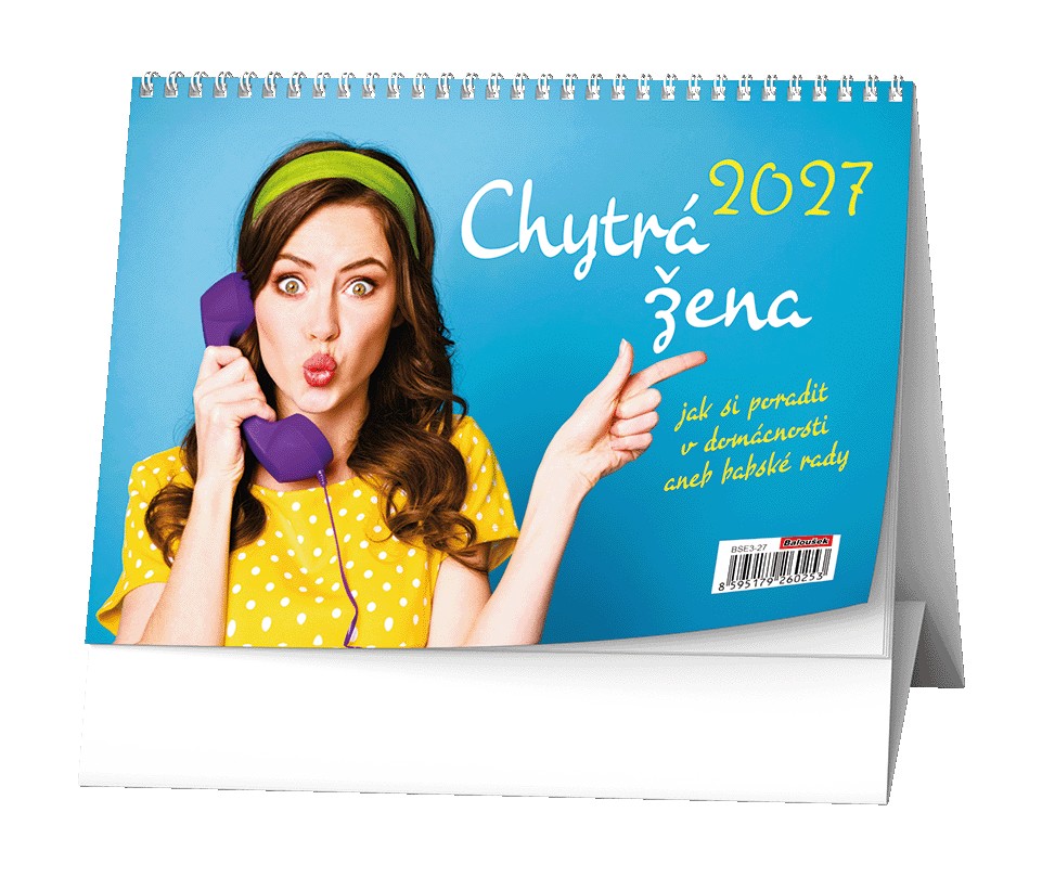 Stolní kalendář týdenní - Chytrá žena