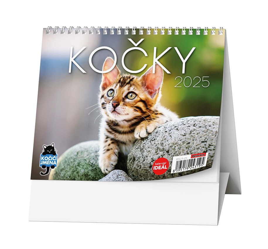 Stolní kalendář týdenní - Kočky