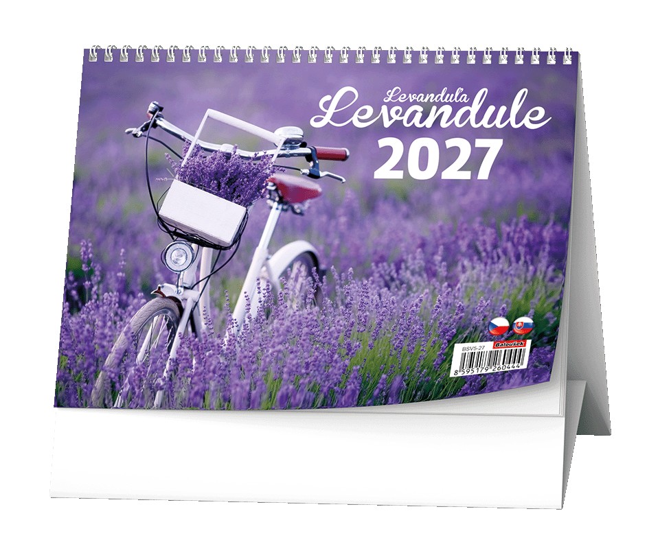Stolní kalendář týdenní - Levandule