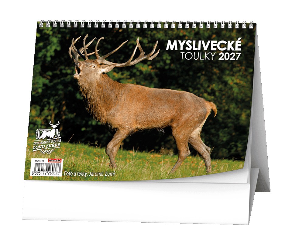 Stolní kalendář týdenní - Myslivecké toulky
