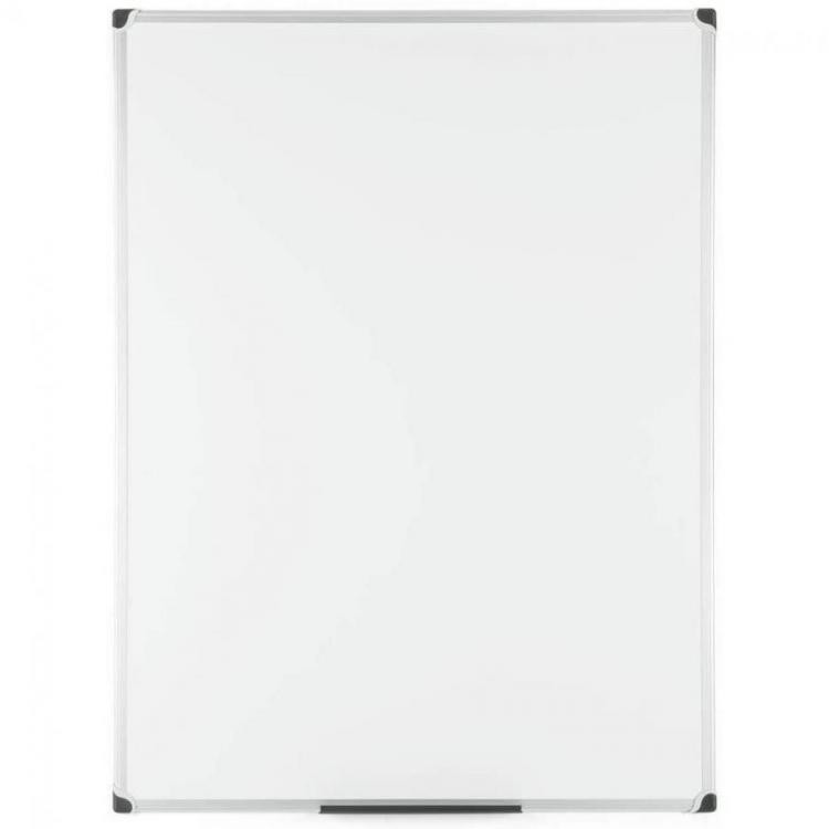 Tabule magnetická bílá s hliníkovým rámem 106 x 75cm.