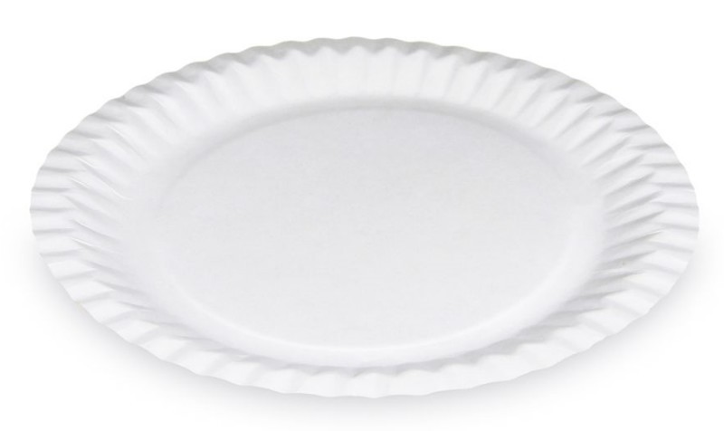 Talíř papírový 18 cm. CLASSIC 100 ks.