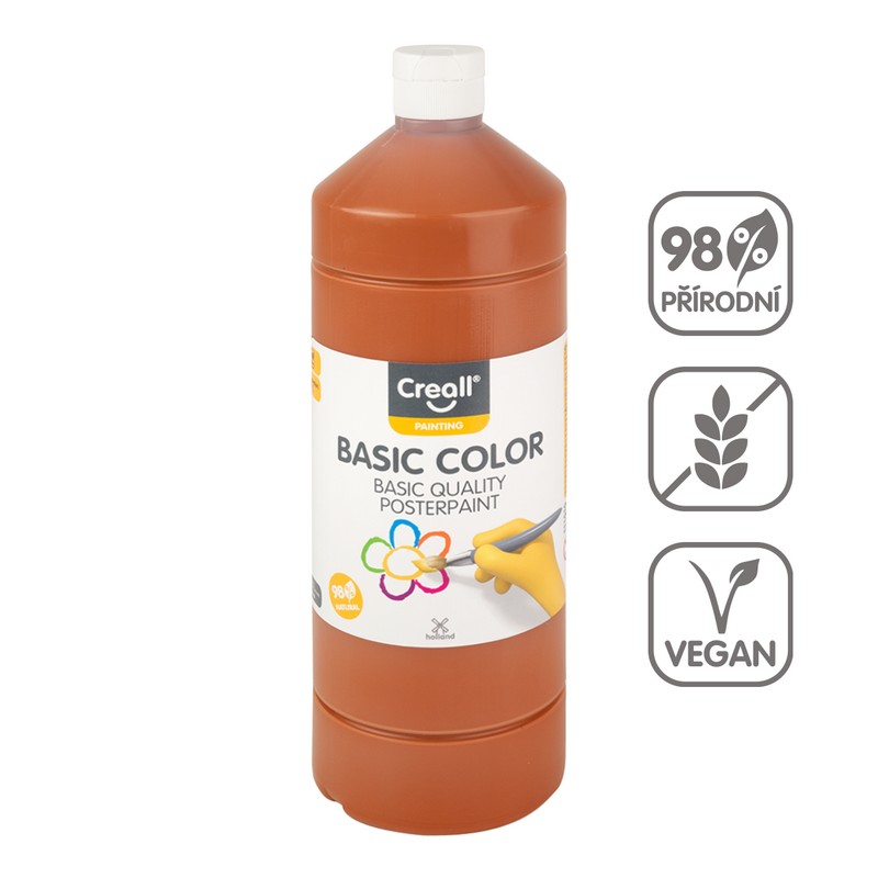 Temperová barva CREAL basic 500ml. světlá HNĚD