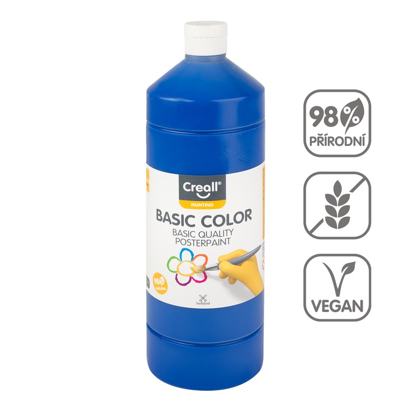 Temperová barva CREALL basic 500ml. námořnická MODRÁ