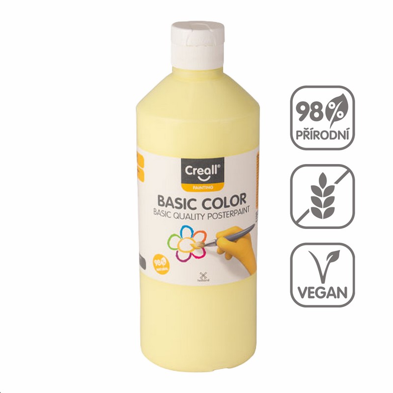 Temperová barva CREALL basic 500ml. pastelová Ž