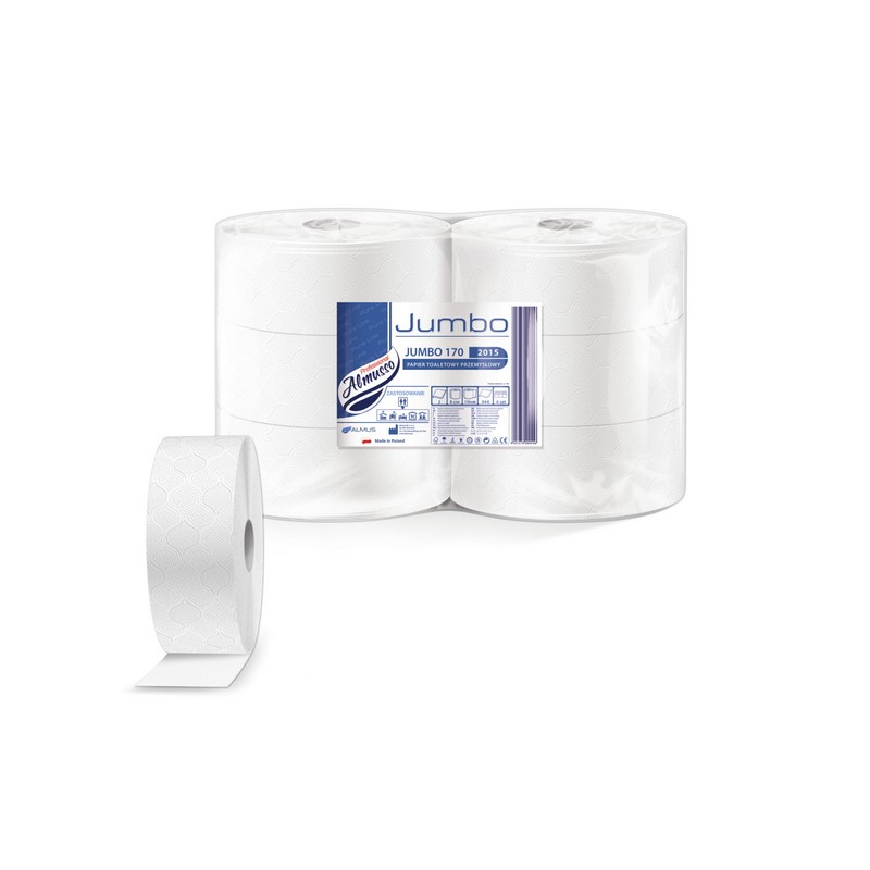 Toaletní papír JUMBO PROFI PREMIUM 240mm 100% celuloza, bílé, 2vr., 6ks