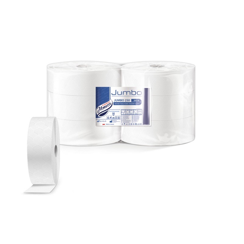 Toaletní papír JUMBO PROFI PREMIUM 280mm 100% celuloza, bílé, 2vr., 6ks