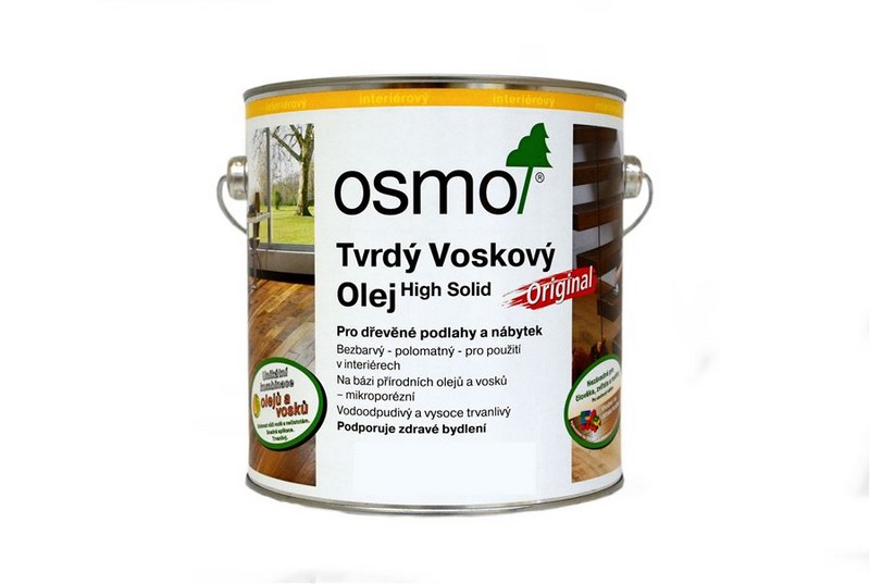 Tvrdý voskový olej OSMO 3062, matný 0,75 l.