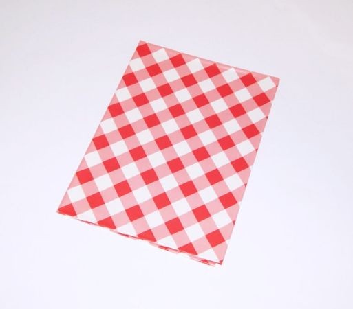 Ubrus PVC 65x50cm - červená kostka 